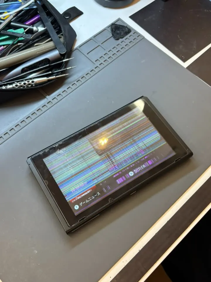 Switchの画面修理