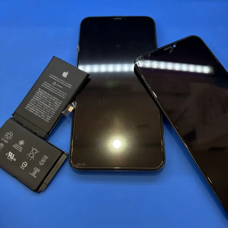 iPhoneXSMaxの液晶＆バッテリー同時交換でお得に修理！即日対応も可能！