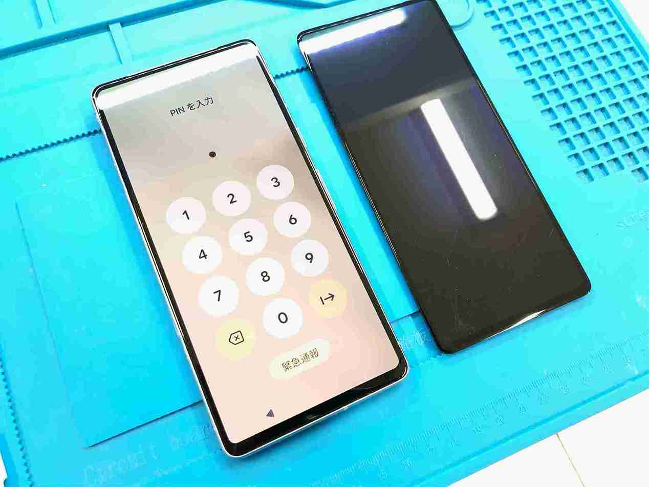 Google Pixel 7が車に轢かれて画面が真っ暗に！緊急事態をオープン2時間で解決した即日修理レポート