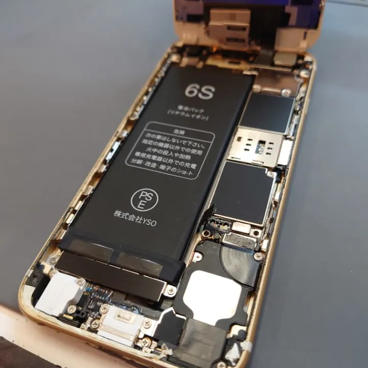 iPhone6s バッテリー交換