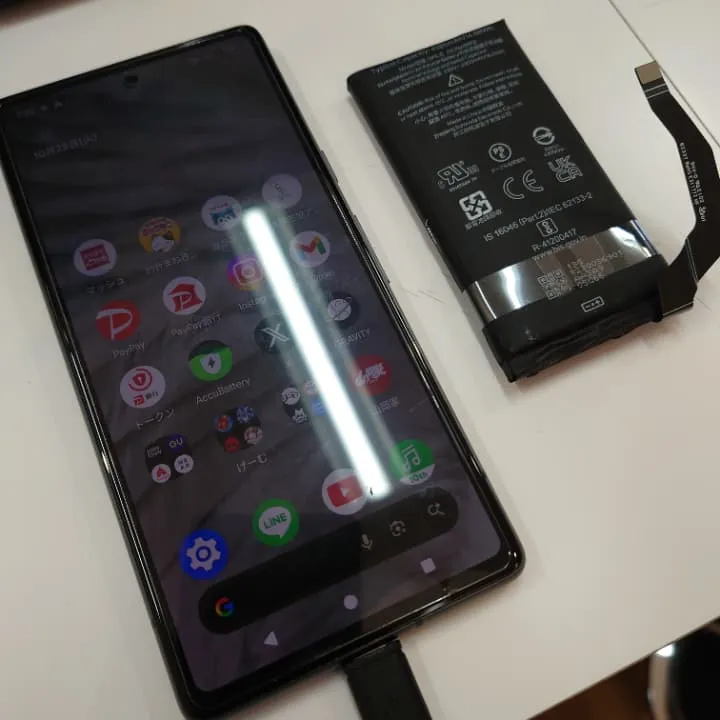 Pixel7aバッテリー交換