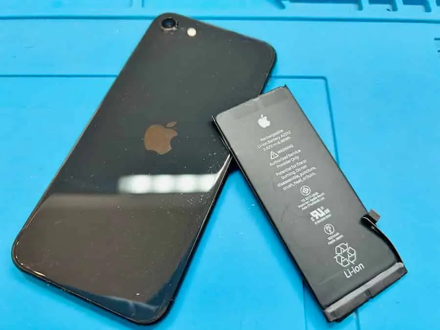 iPhoneバッテリー交換