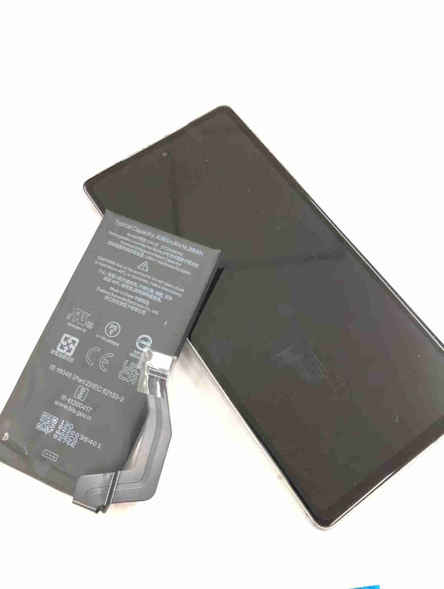 Googlepixelのバッテリーが膨張したらご相談ください。