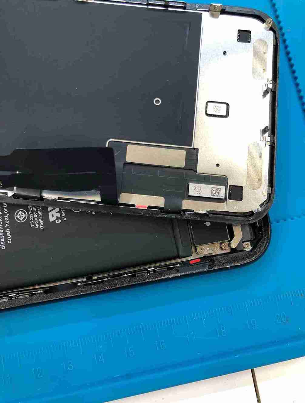 水没反応シールが赤色に