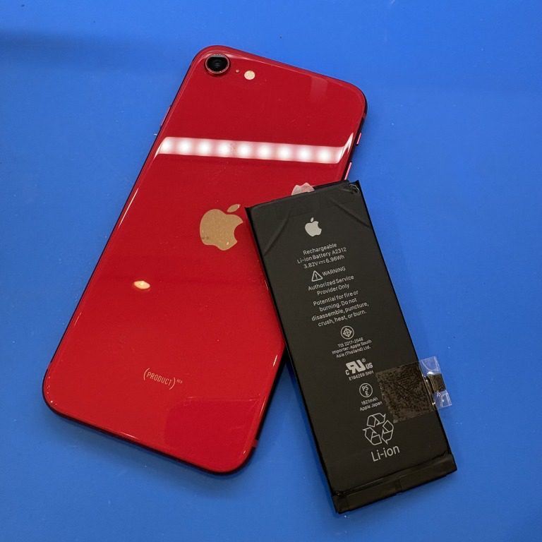 iPhoneSE2のバッテリー交換