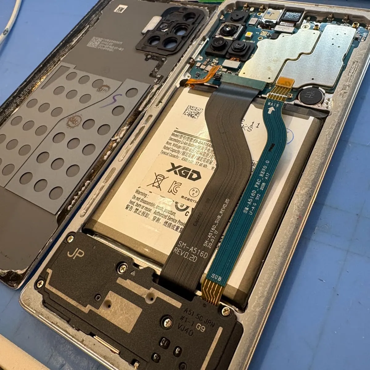 GALAXY A51の電池持ちが限界？スマートクリア イオン藻岩店でバッテリー交換【札幌市南区】