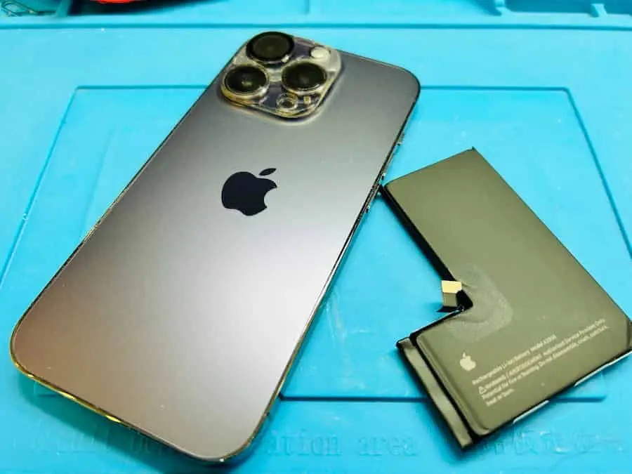 iPhoneバッテリー交換