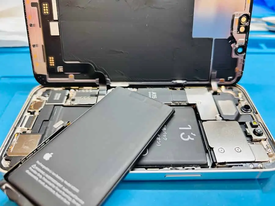 iPhoneバッテリー交換