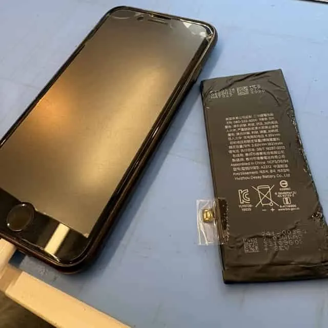 iphoneSE2バッテリー交換