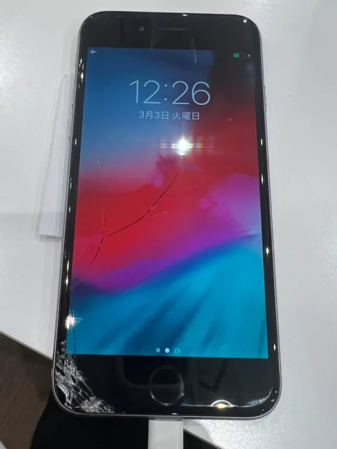 iPhone6画面交換後