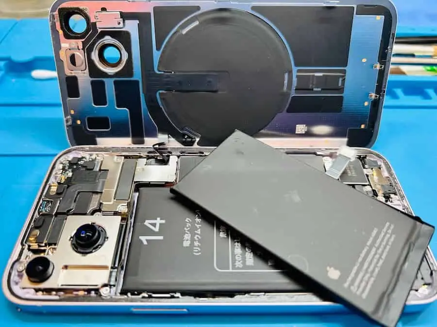 iPhoneバッテリー交換