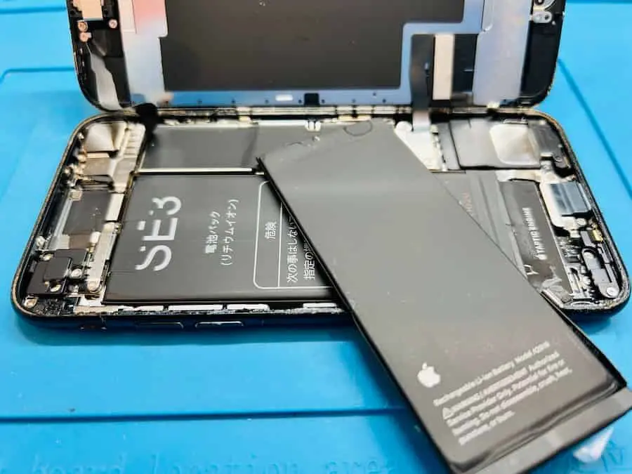 iPhoneバッテリー交換
