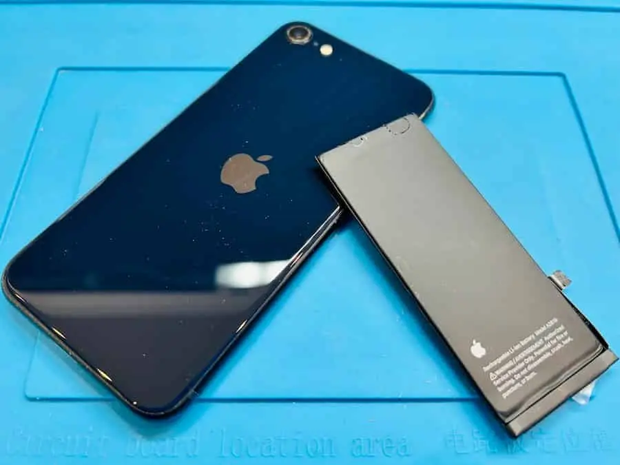 iPhoneバッテリー交換