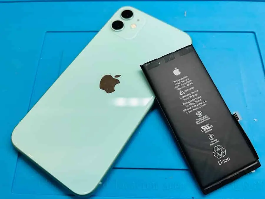 iPhoneバッテリー交換