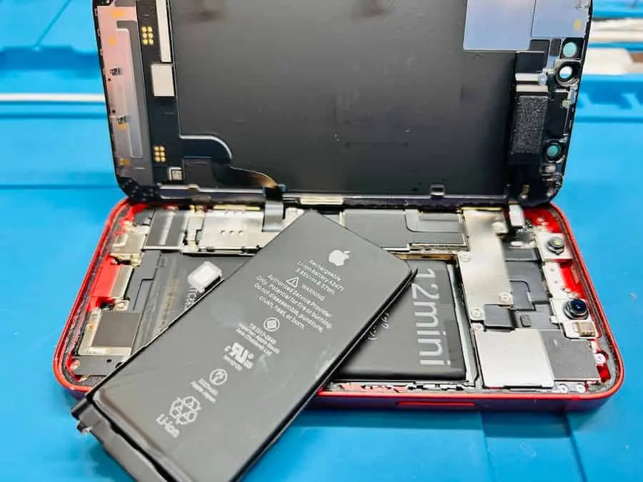 iPhoneバッテリー交換