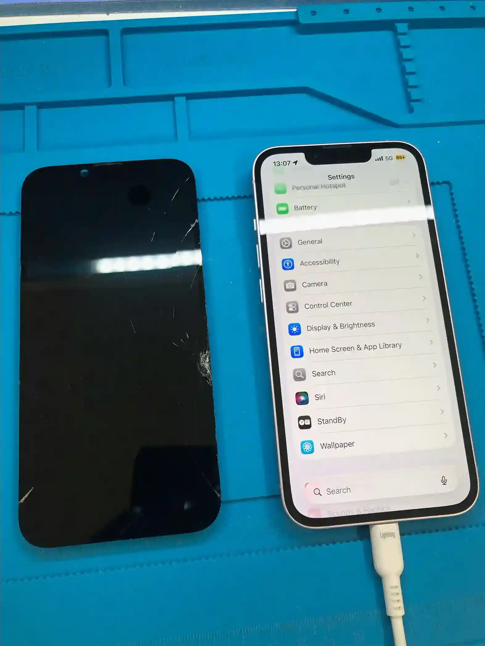 フロントパネル交換修理