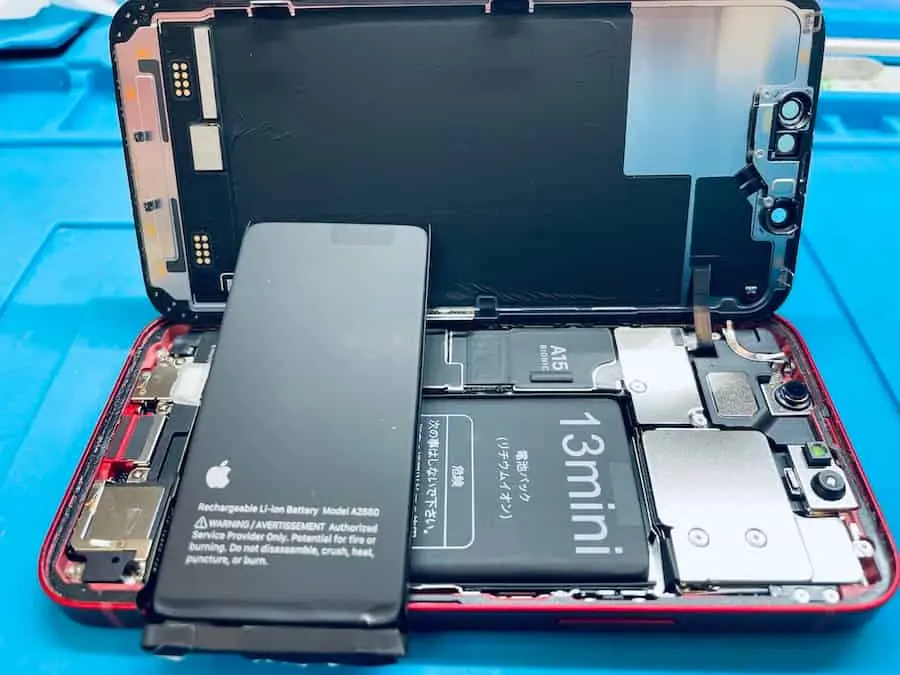 iPhoneバッテリー交換