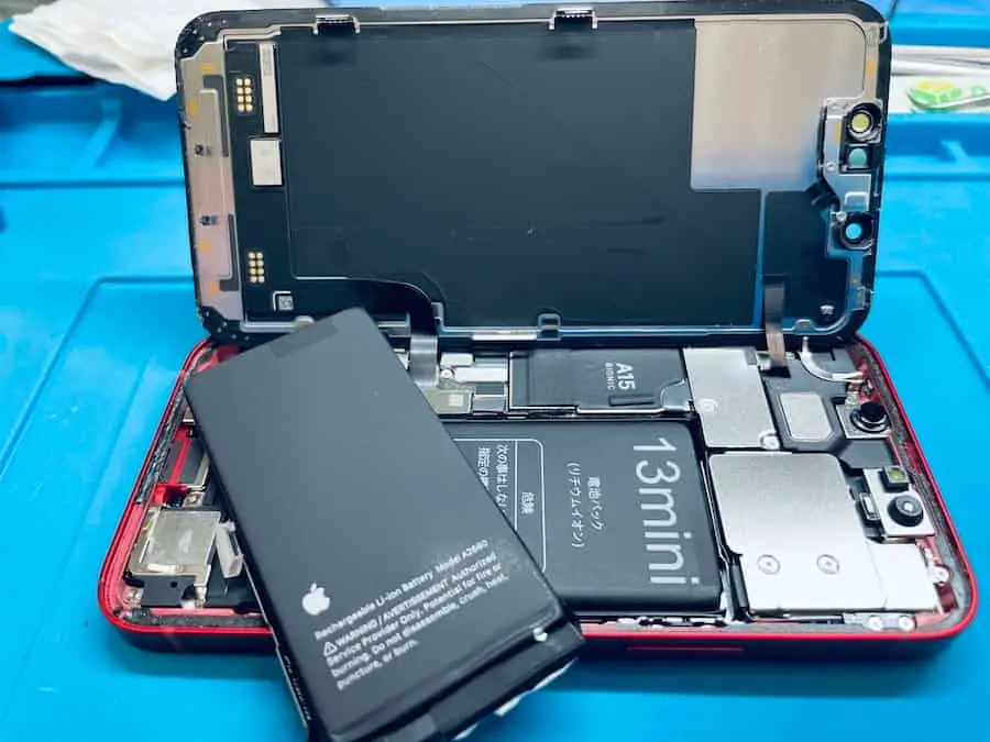 iPhoneバッテリー交換