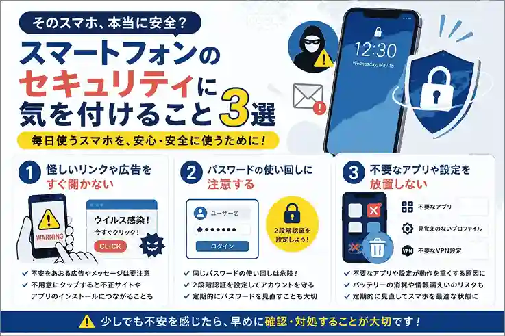 「そのスマホ、本当に安全？」昭島駅で増えている“スマホセキュリティ相談”3選｜iPhone修理店が解説