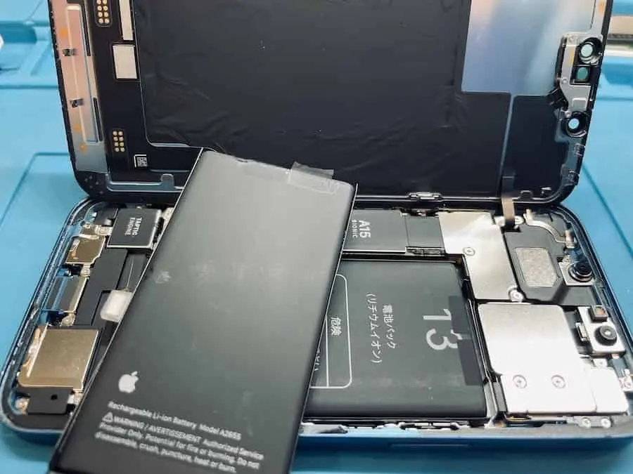 iPhoneバッテリー交換