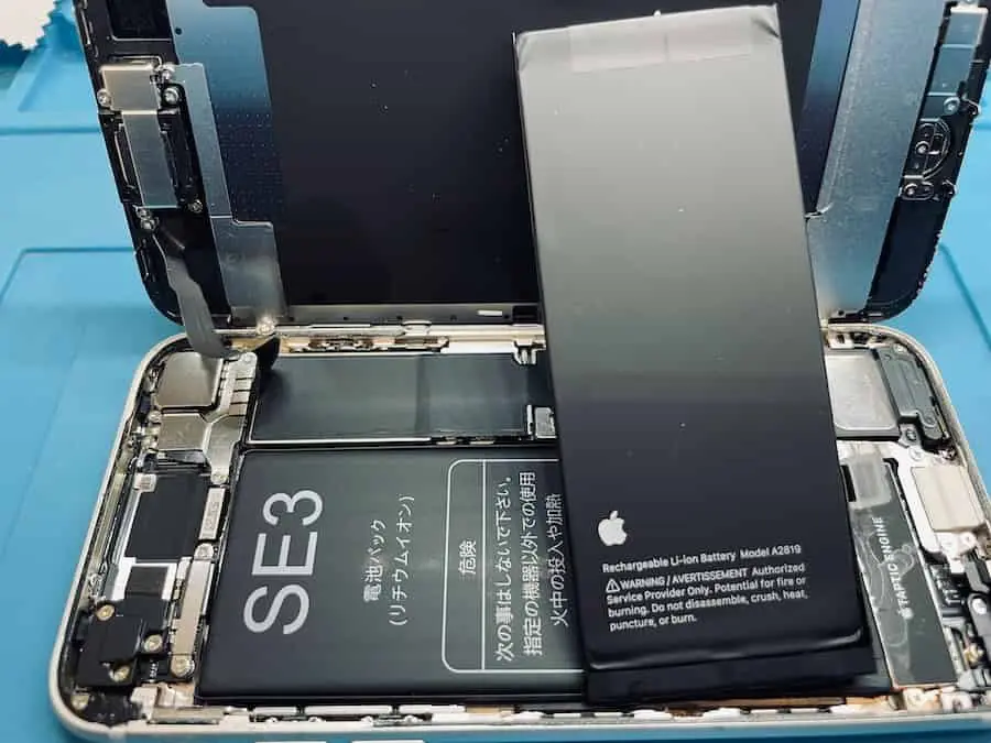 iPhoneバッテリー交換