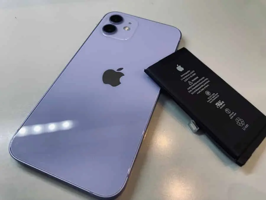 iPhoneバッテリー交換