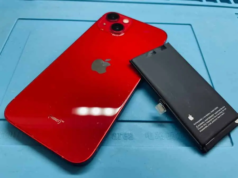 iPhoneバッテリー交換
