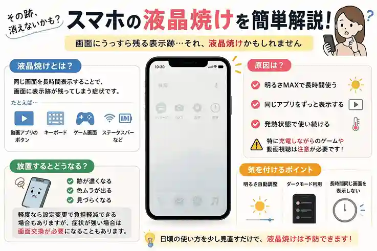 液晶焼けについて解説