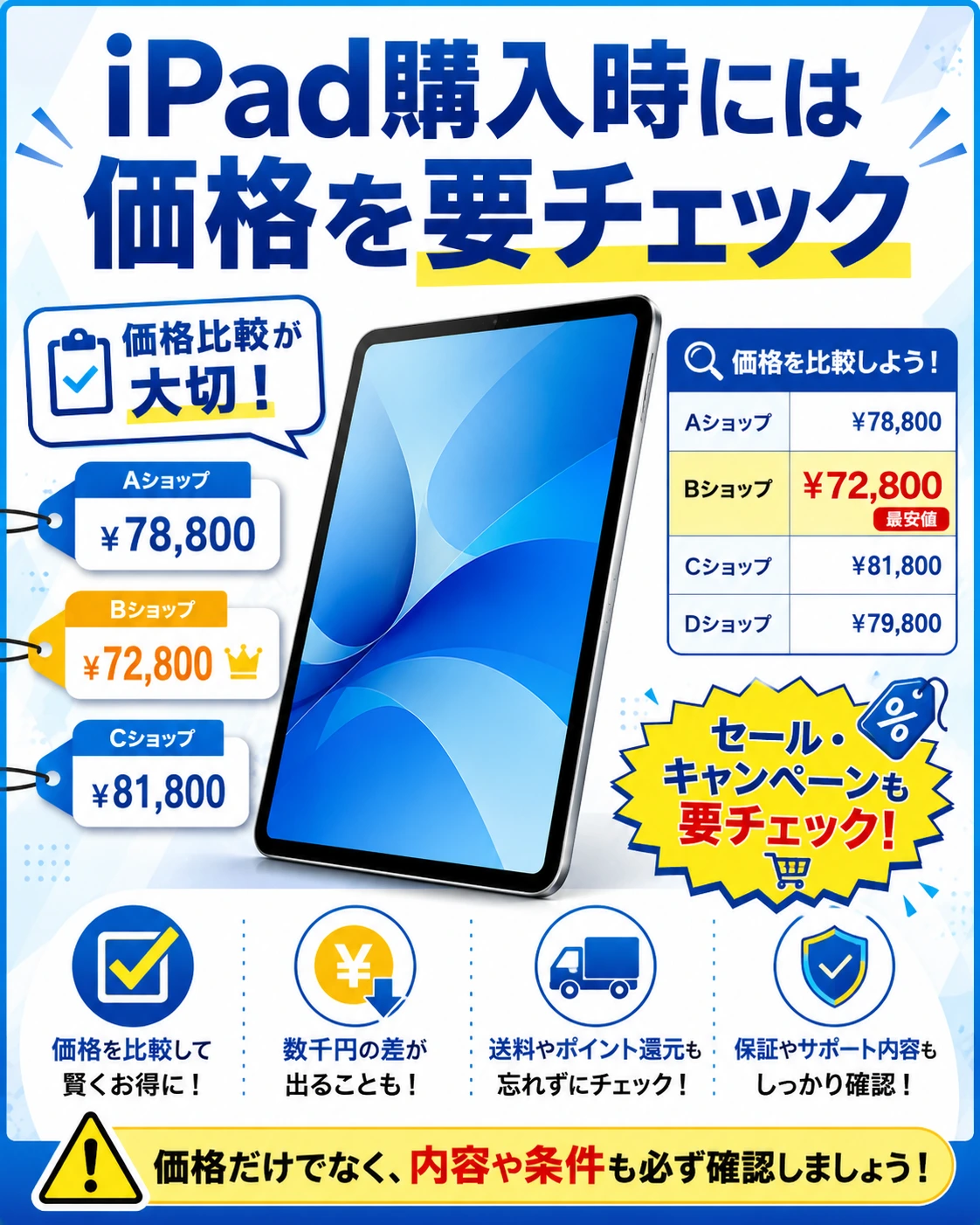 iPad購入前に価格を要チェック　スマートクリア札幌駅アピア店