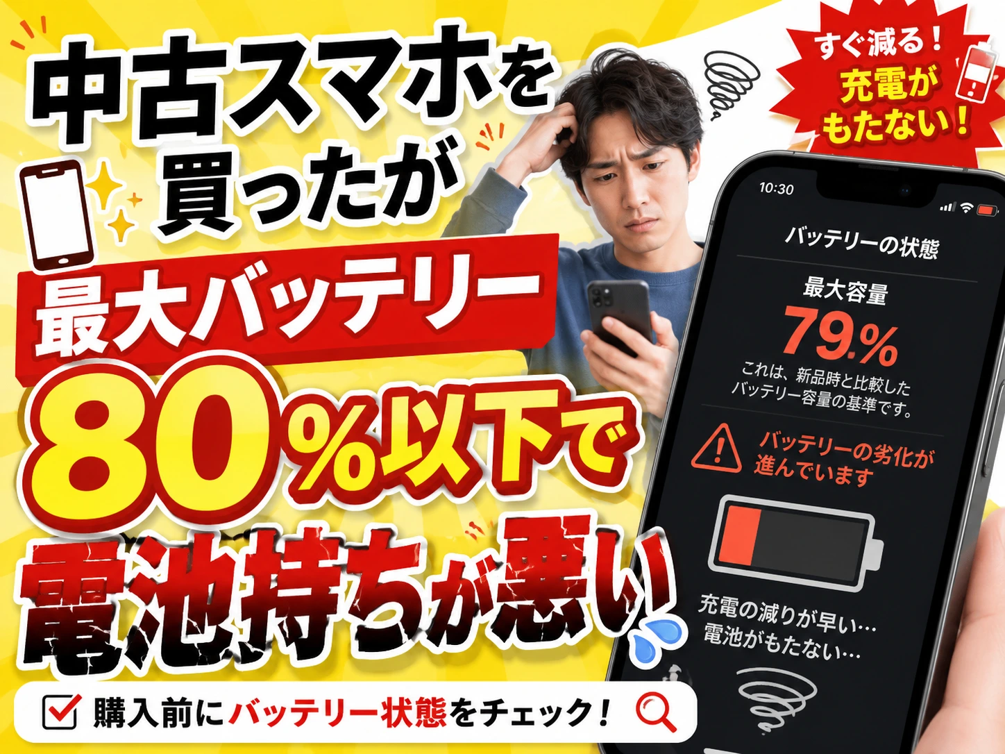 スマホが高騰！スマホ修理店が教える中古スマホの選び方　スマートクリアイオン札幌西岡店