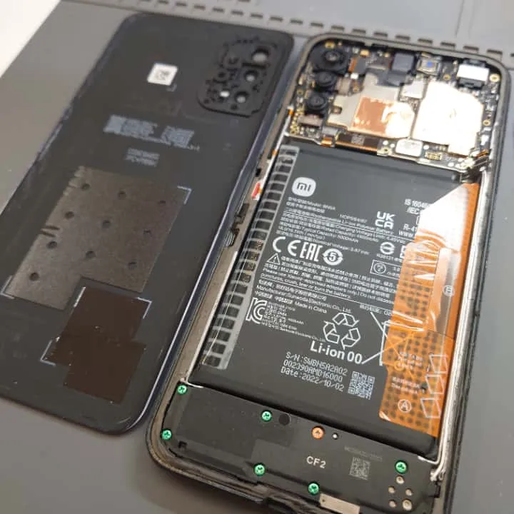 Xiaomi Redmi note10Tバッテリー交換