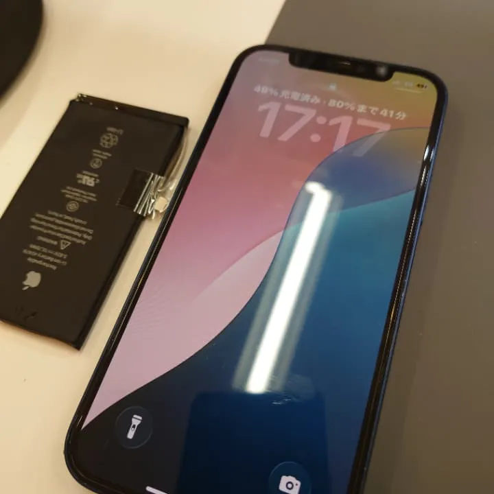 iPhone12Proのバッテリー交換