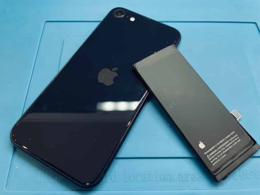 iPhoneバッテリー交換