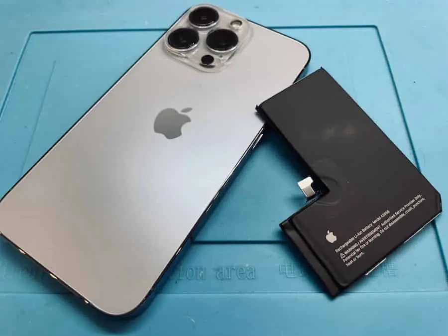 iPhoneバッテリー交換