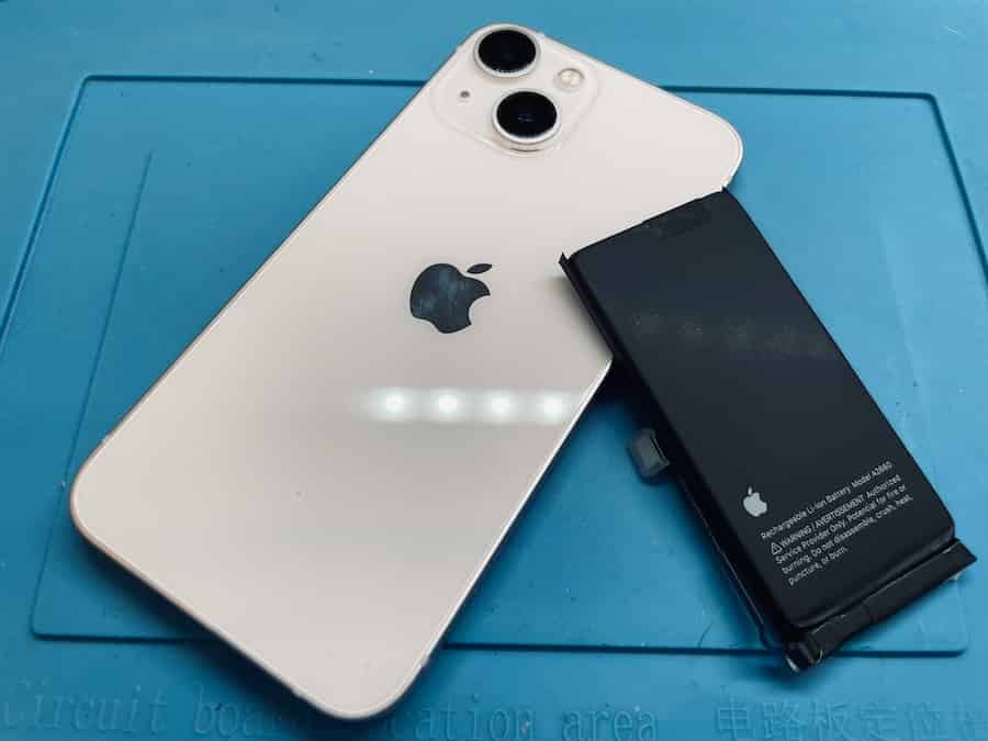iPhoneバッテリー交換
