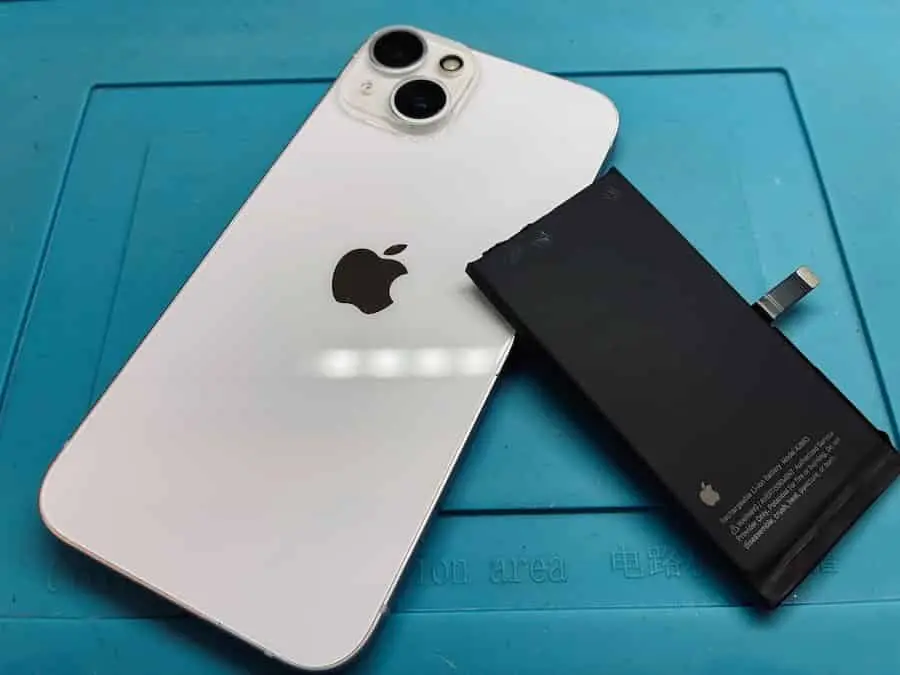 iPhoneバッテリー交換