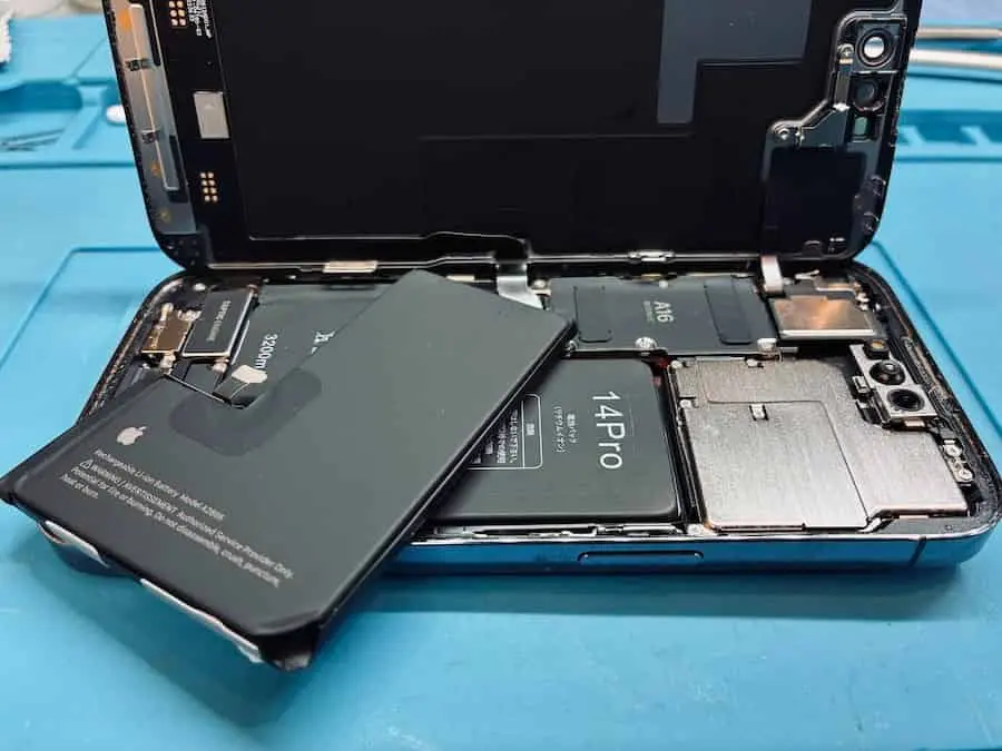 iPhoneバッテリー交換
