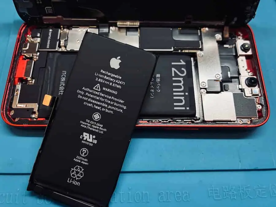 iPhoneバッテリー交換