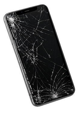 画面割れのスマホ