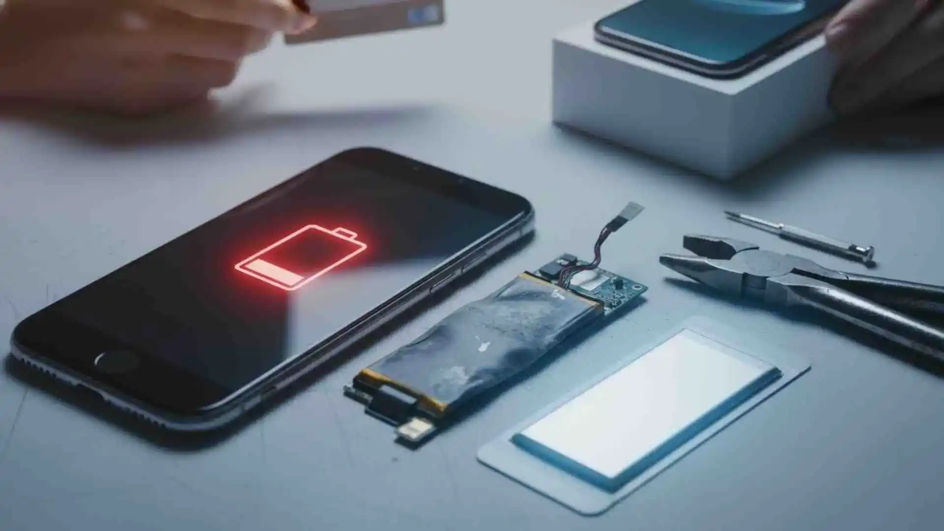 バッテリー交換に迷うiPhone