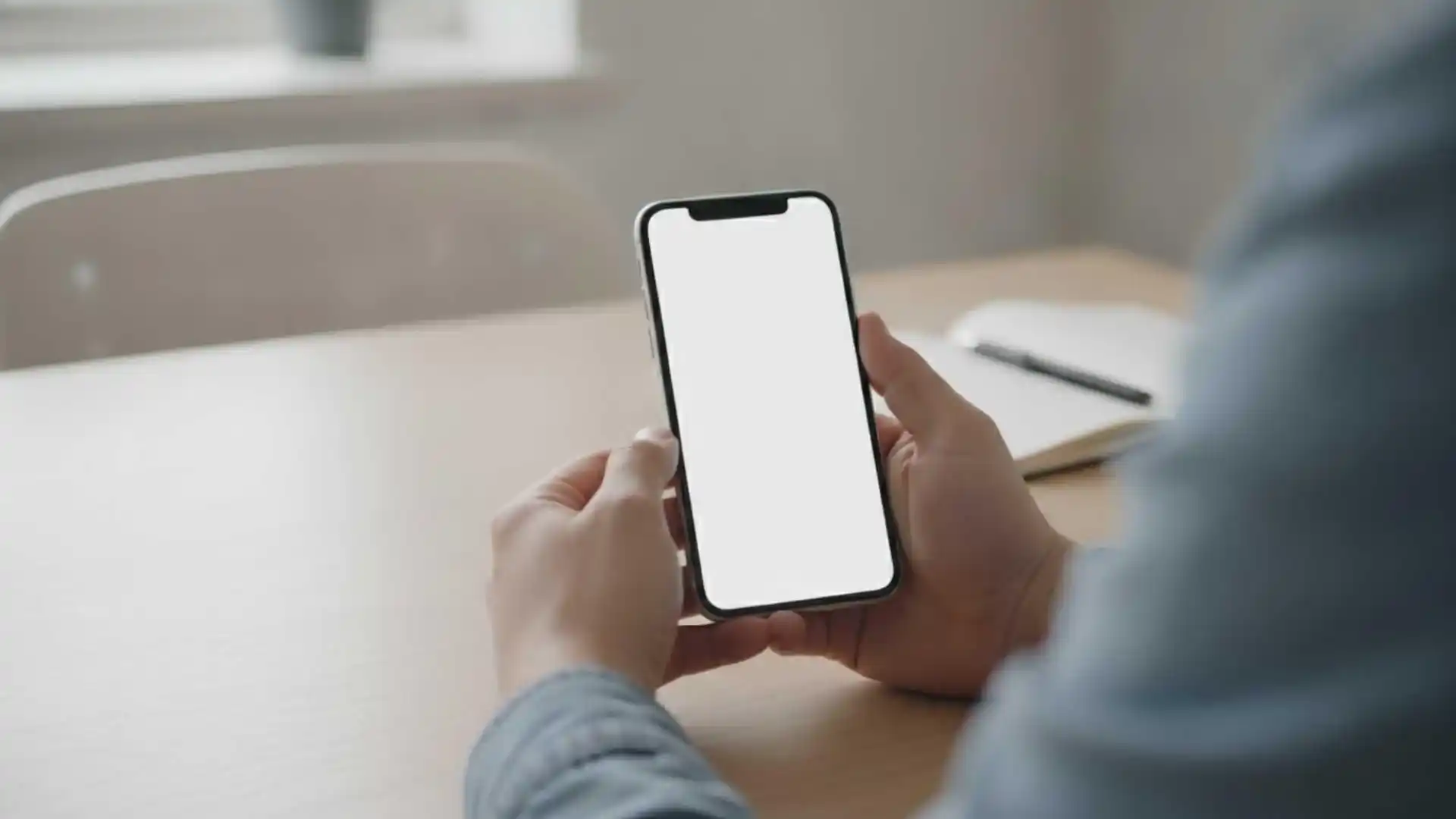 iCloudからデータを復元するiPhone