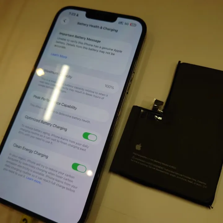 iPhone13ProMax バッテリー交換は即日対応【スマートクリア イオン札幌栄町店】