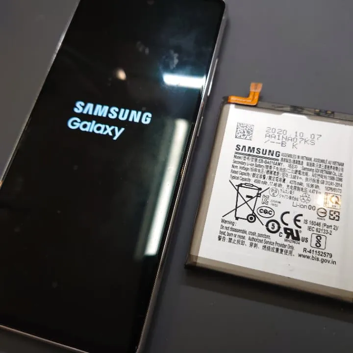 GalaxyA51のバッテリー交換
