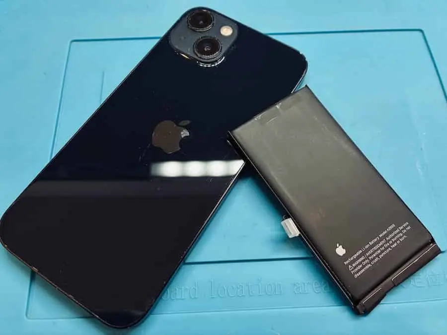 iPhoneバッテリー交換