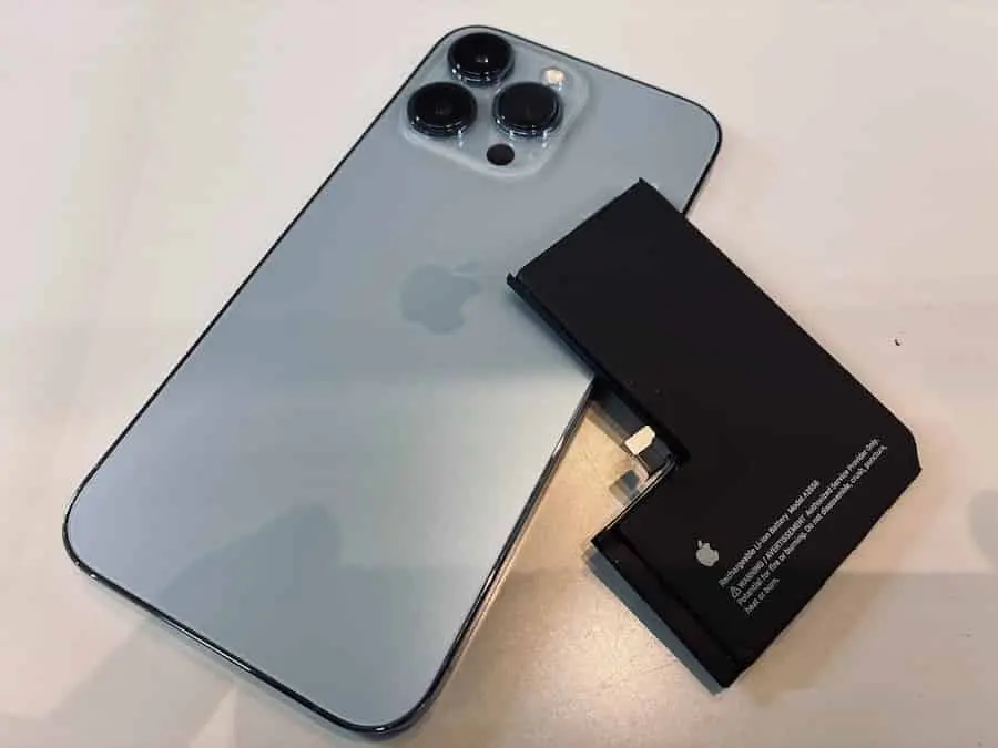 iPhoneバッテリー交換