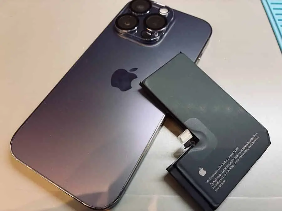 iPhoneバッテリー交換