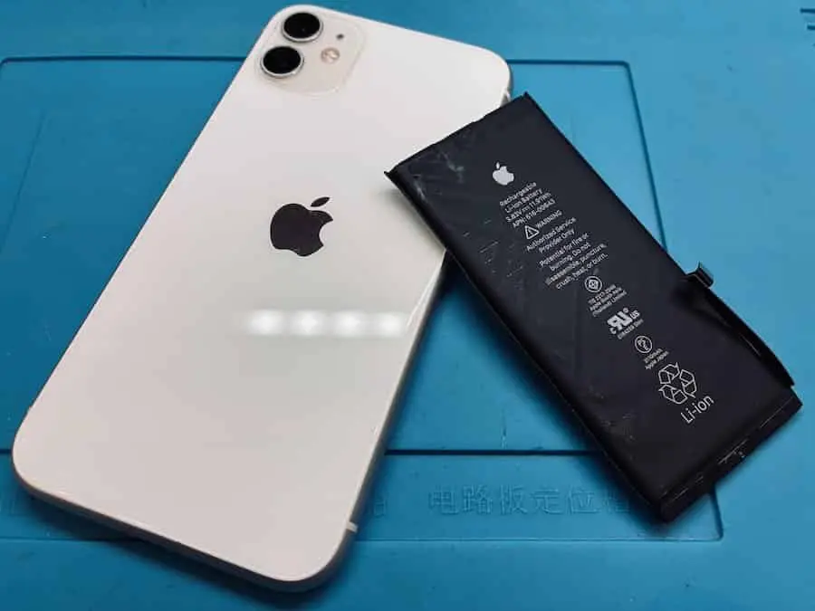 iPhoneバッテリー交換