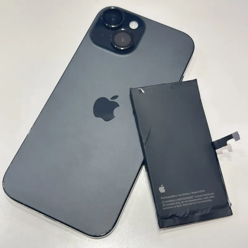iPhone15のバッテリー交換
