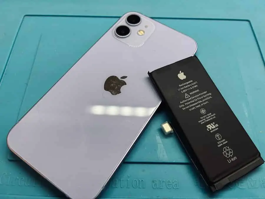 iPhoneバッテリー交換