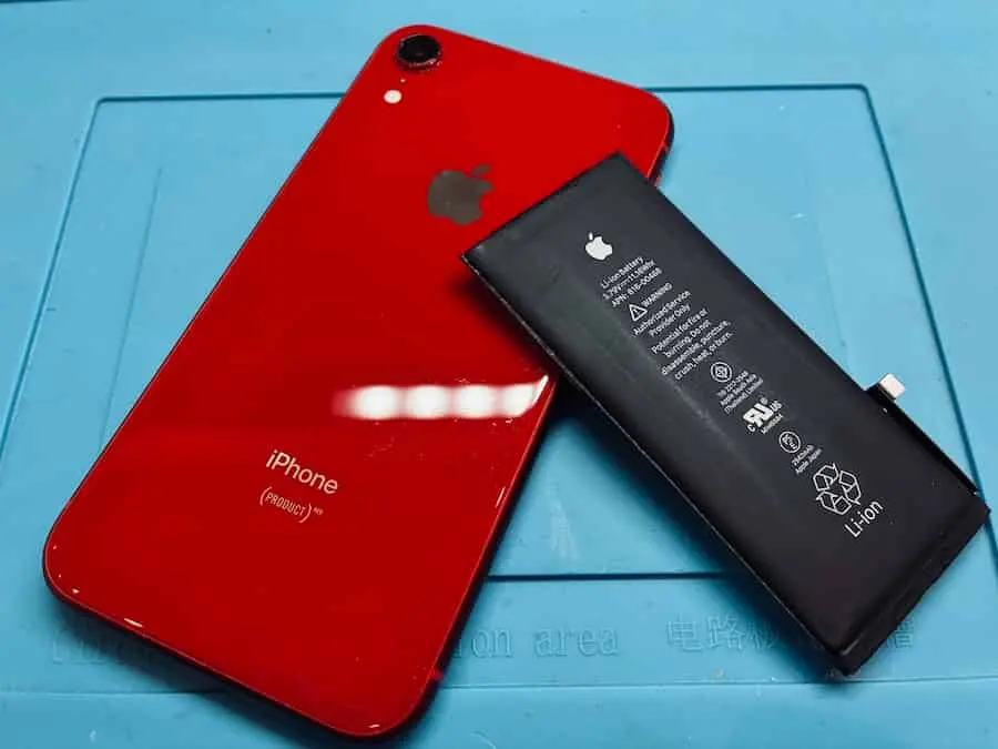 iPhoneバッテリー交換